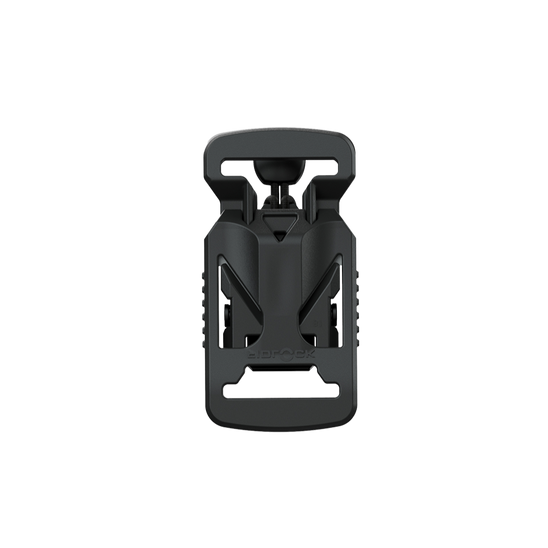 V-BUCKLE 25 SB Black Flap with Pull Tab