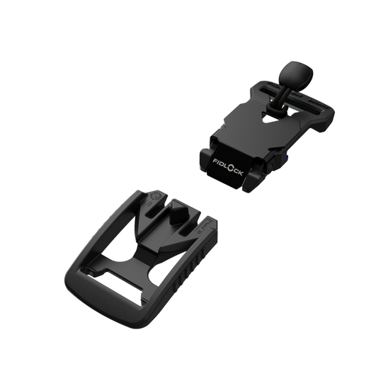 V-BUCKLE 25 SB Black Flap with Pull Tab