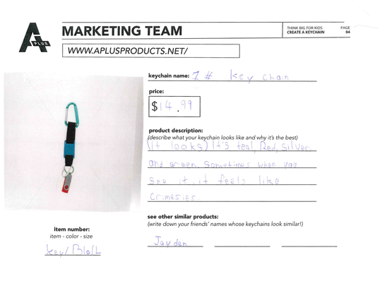 Aaron's #1 Keychain