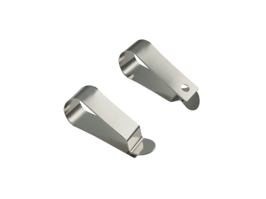 Metal Spring Clip - Single-Hole, Non-Locking