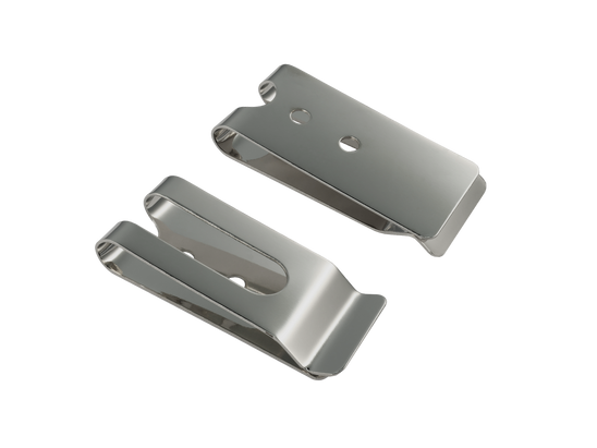 Metal Spring Clip - Split Face, Non-Locking