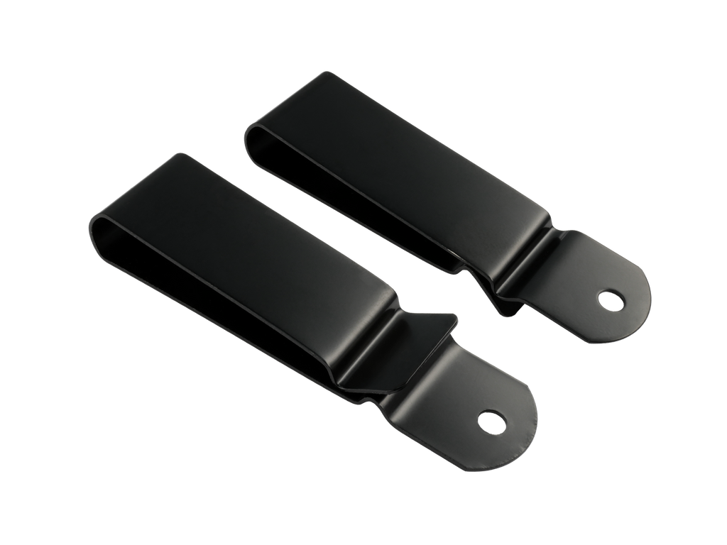 Metal Wrap-Around Clip - Offset, Single-Hole, Locking • A+