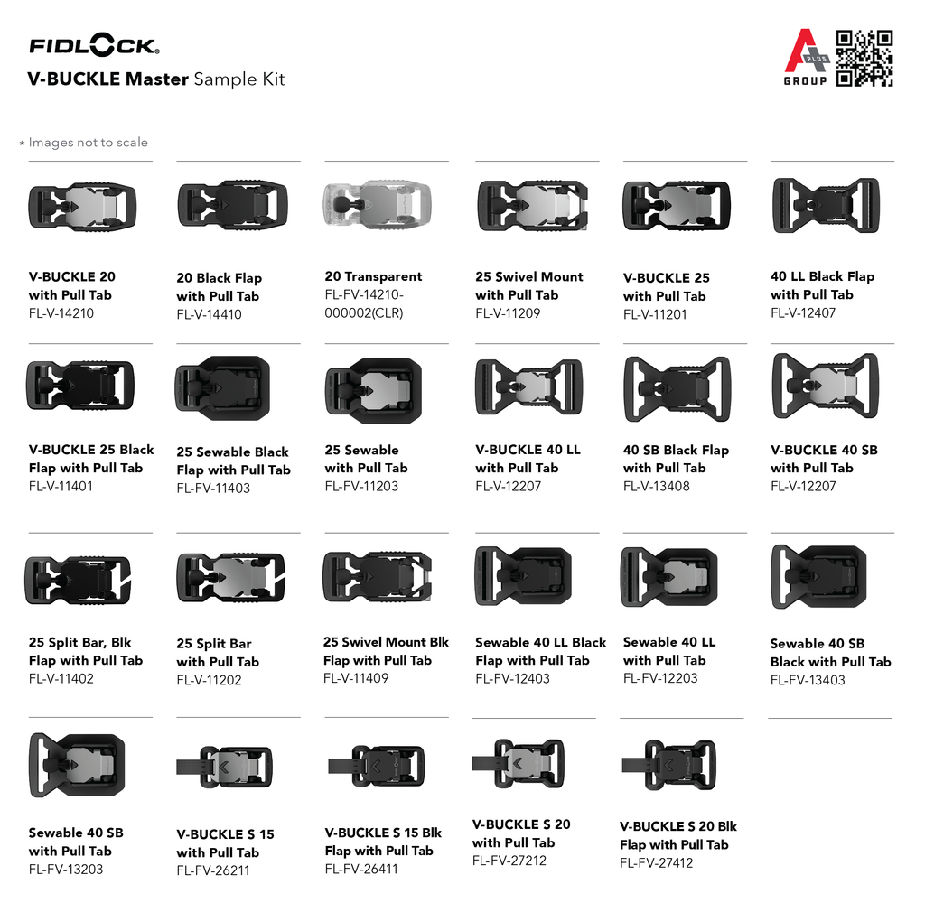 FIDLOCK VBUCKLE Master Sample Kit • A+ Products, Inc.