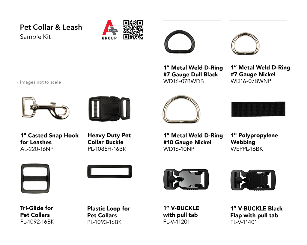 Pet Collar Leash Sample Kit
