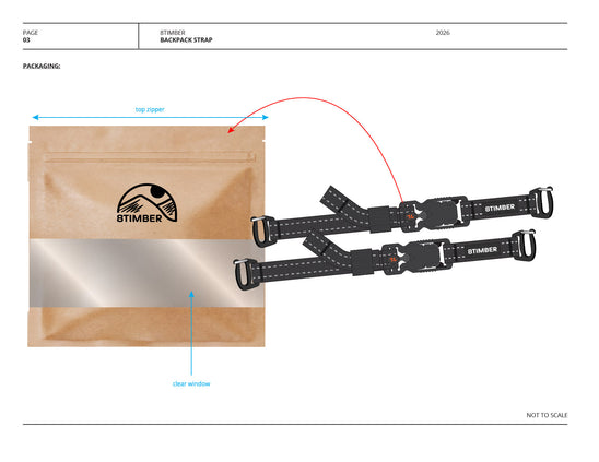 25 mm Backpack Strap Design Tech Pack with FIDLOCK V-BUCKLE 25 (Digital Download)