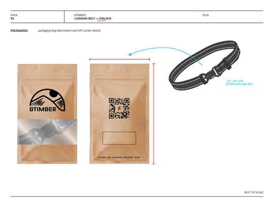 40 mm Luggage Strap Design Tech Pack with FIDLOCK V-BUCKLE 40 (Digital Download)