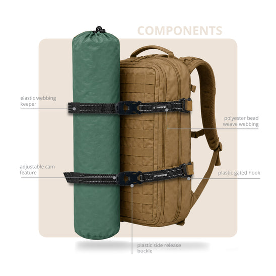 Backpack Strap 2-Piece Set by 8TIMBER™