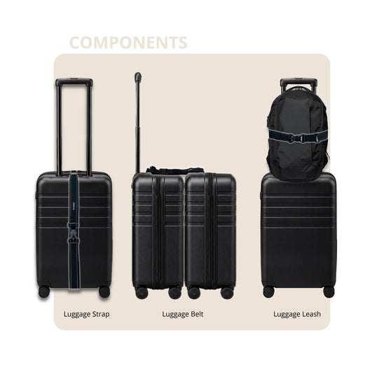 Premium Luggage Strap 3-Piece Set by 8TIMBER™