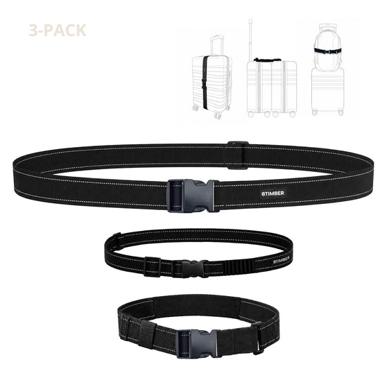 Luggage Strap 3-Piece Set by 8TIMBER™