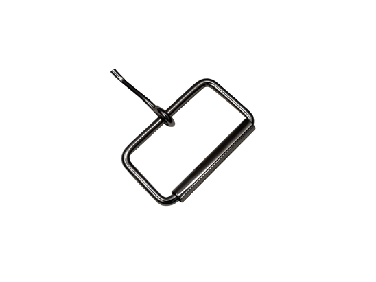 2" Metal Roller Buckle with 1 Prong