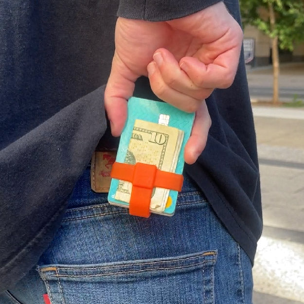 Wallet Band Mawashi Wallet Band by 8TIMBER | Silicone Minimalist Everyday Carry ...
