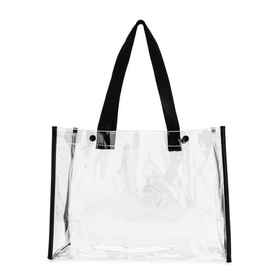 Large Clear Vinyl Tote Bag