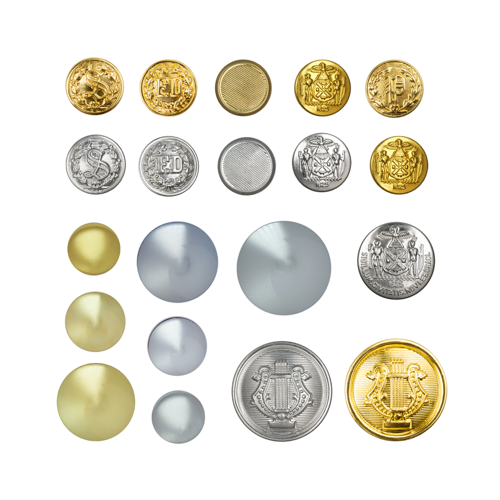 Steel Button Sample A+ Essential Button Sample Kit