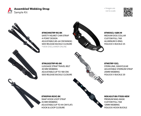 Assembled Webbing Strap Sample Kit
