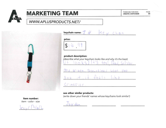 Aaron's #1 Keychain