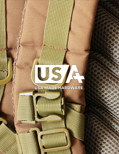 USA made hardware bag detail