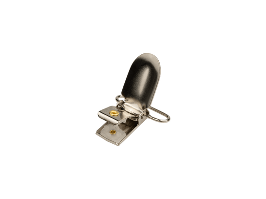 Plastic clip outlet suspenders