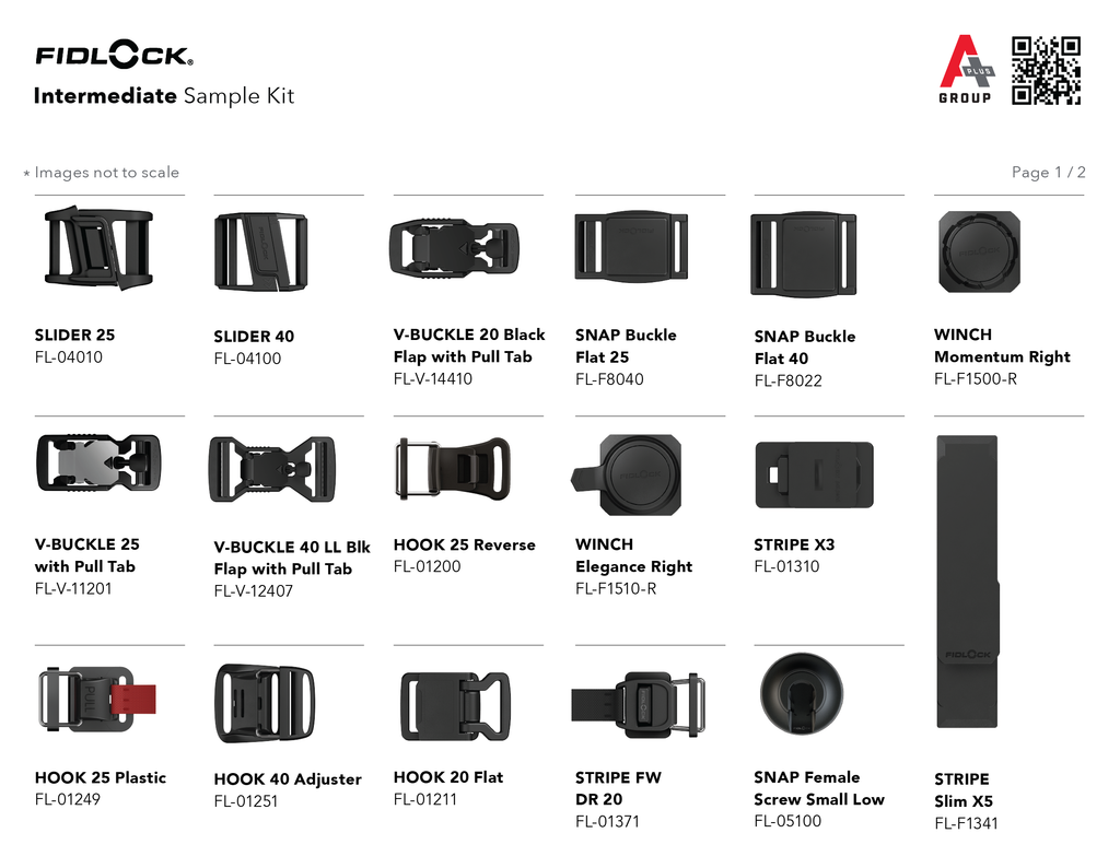 FIDLOCK Intermediate Sample Kit - A+ Products Inc