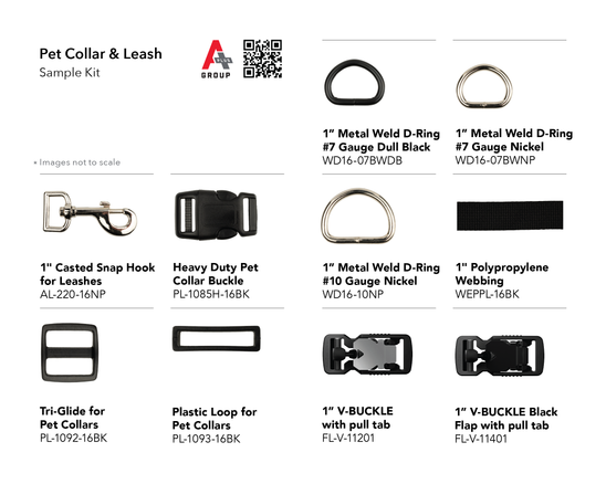 Pet Collar Leash Sample Kit A Products Inc